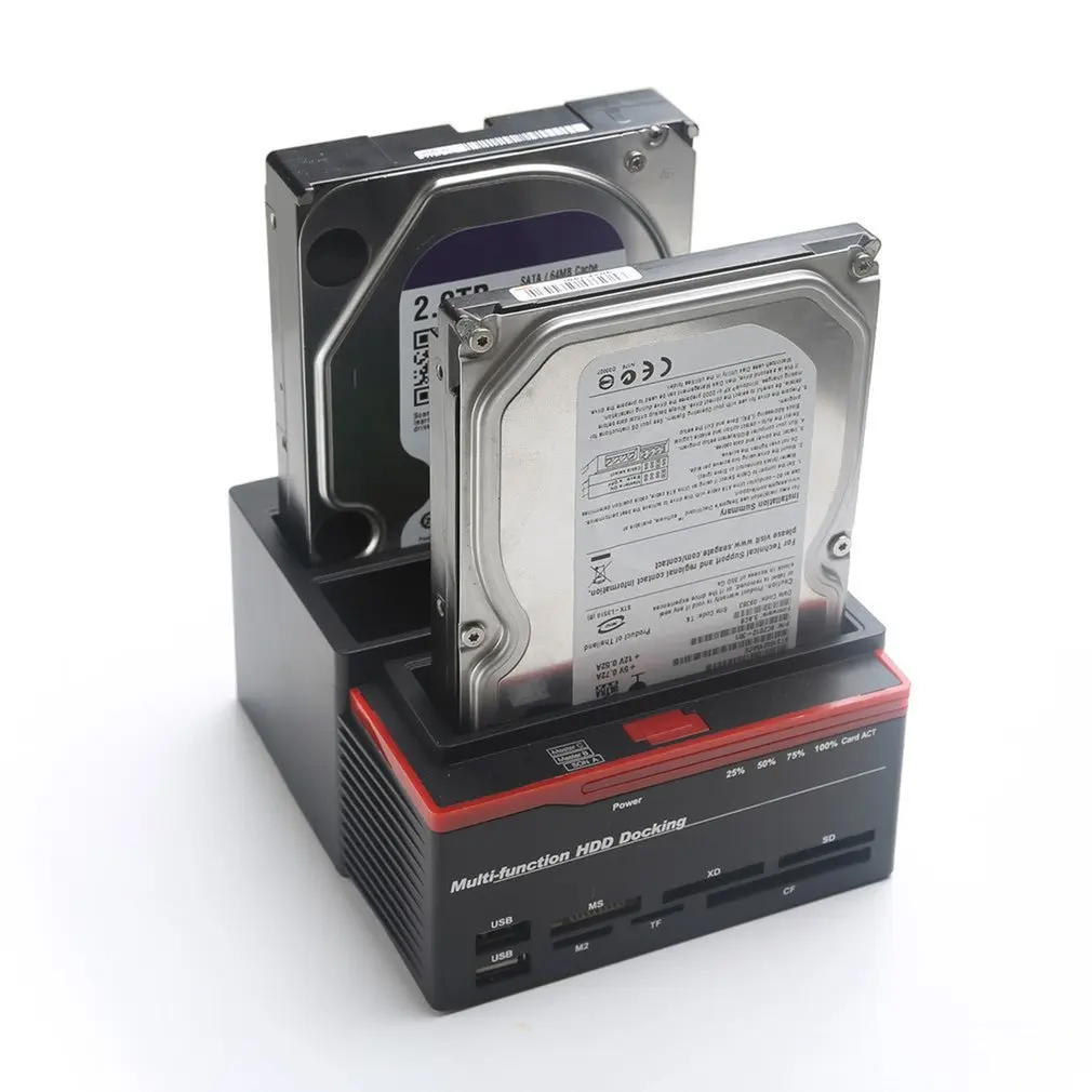 USB 3,0 до 2," 3,5" SATA IDE жесткий диск 3 слота HDD клон док-станция USB концентратор 2 ТБ 893U3ISC многоцелевой HDD док-станция