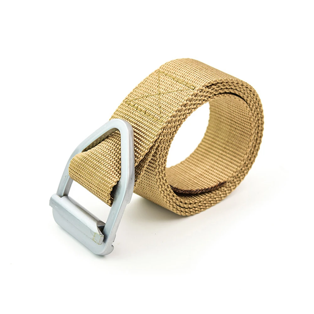 Tactical Belt Nylon Quick Release Waist Belt Bullet Alloy Casual Buckle For Outdoor Camping Mountaineering Climbing Hunting