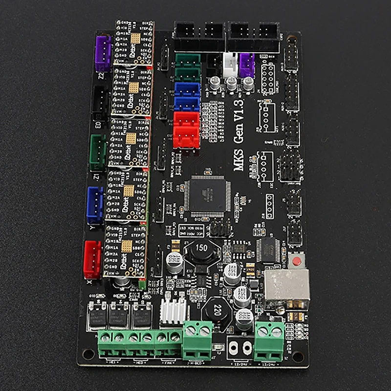 Dotbit 3d принтер аксессуары TMC2130V1.0 Драйвер+ MKS GEN V1.3 Основной комплект платы управления и пандусы