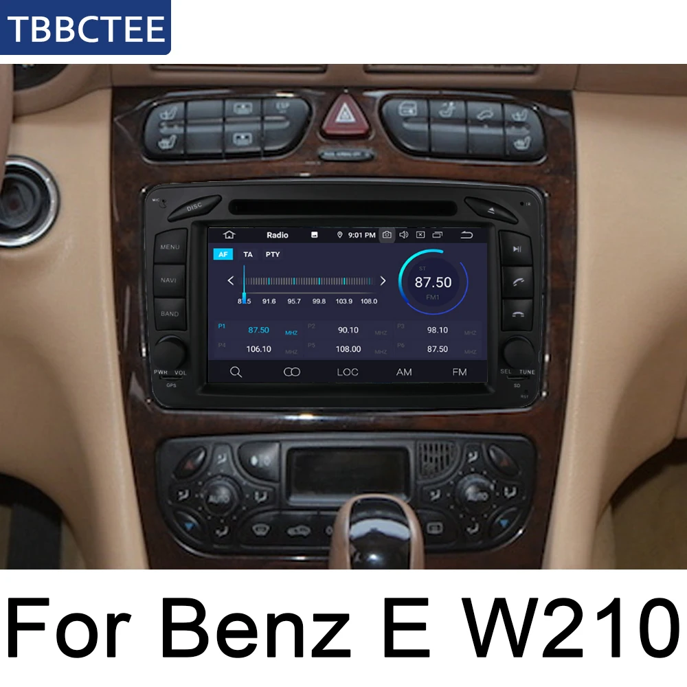For Mercedes Benz E W210 1998~2002 NTG Car Multimedia Player GPS Android Auto Radio DVD Navigation System Radio Stereo wifi Map