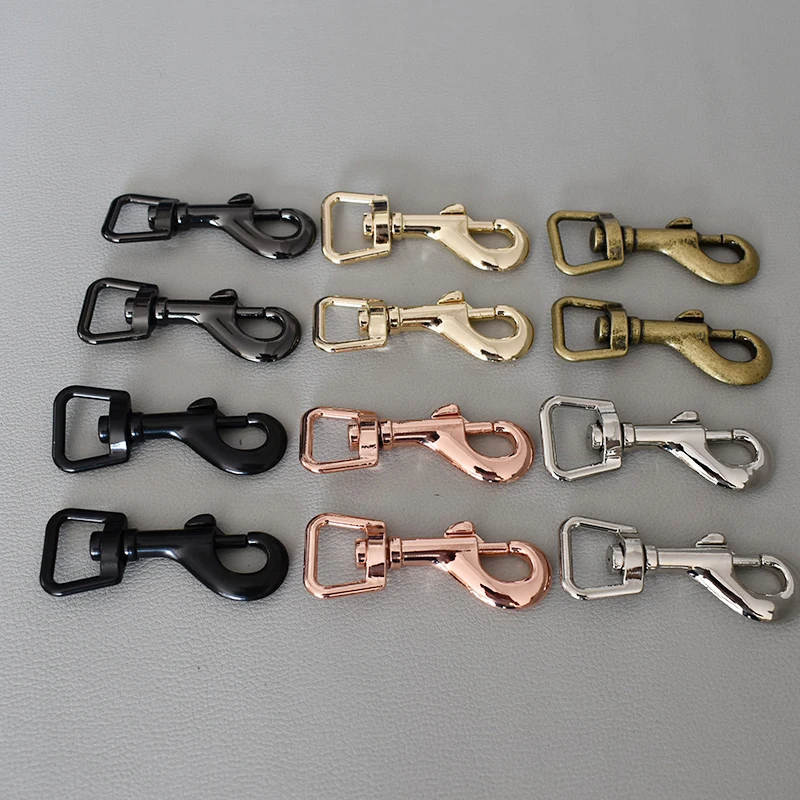 LOGO 50pcs We offer free lettering service DIY dog leash parts top quality swivel  snap hooks metal dog clasp hook buckle 7 color - AliExpress