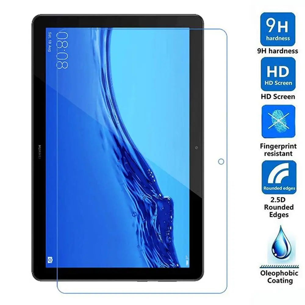 Закаленное стекло для Huawei Mediapad T5 10 1 дюйма зеркальная защита экрана планшета