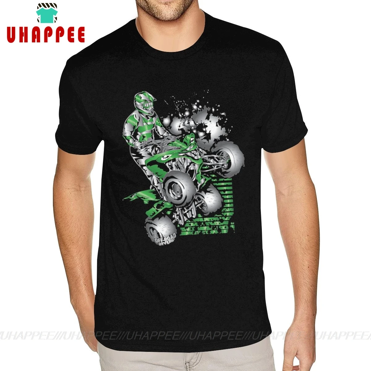 Musically Atv Grunge Quad Shirt Cotton For Men Big Size Black Tee Shirts | Мужская одежда