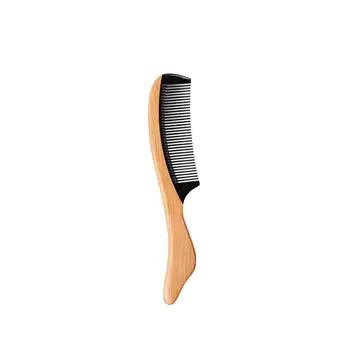 

Verawood and Horn Hair Comb Teethed Anti-Static Comb Head Massage Comb Hairdressing Tool for Women Girls Barber