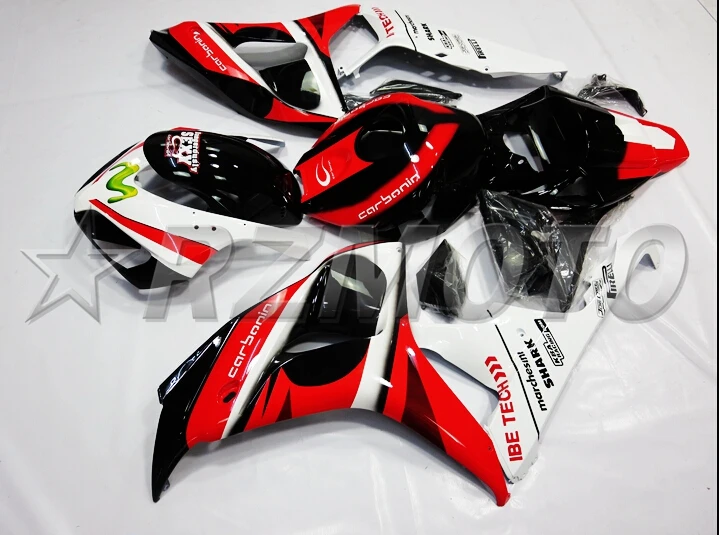 Топ литья под давлением ABS полный обтекатель комплект Подходит для Honda CBR1000RR 06 07 2006 2007 1000RR Обтекатели Горячий красный