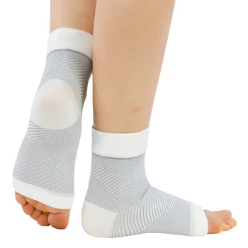 1 Paar Enkel Ondersteuning Fitness Compressie Enkel Protector Anti-Zweet Basketbal Voetbal Tennis Voeten Ondersteuning Wrap Enkelbrace