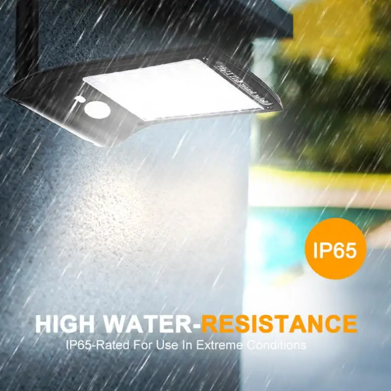 Rotating 36LED Solar Light Outdoor Lights Waterproof PIR Motion Sensor LED Solar Wall Lamp for Outdoor Yard Garden Lamps