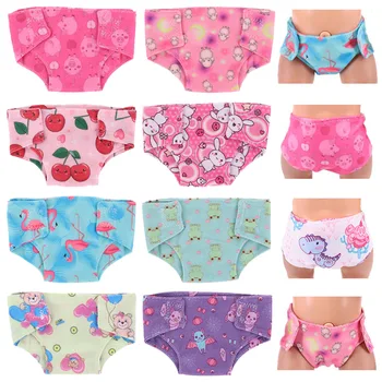 

Doll Clothes Pepa Pig George Cartoon Panties&Underwears For 18 Inch American Doll&43Cm Born Doll For Generation Baby Girl`s Toy