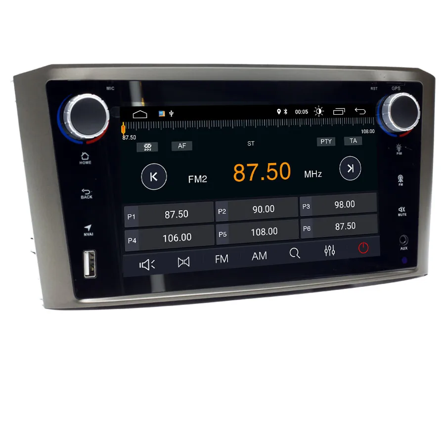 Android 9,0 Автомобильный мультимедийный плеер для Toyota Avensis T25 2003-2008 Wifi Bluetooth Радио DVD gps навигация Видео Аудио