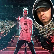 Мужские футболки Eminem Machine Gun Kelly Diss Track Killshot унисекс Eminem реагирует на пулемет Келли с новым топом "KILLSHOT"