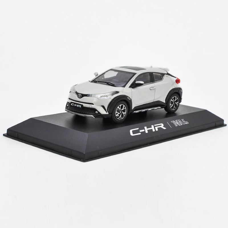 1:43 Toyota CHR литая под давлением Модель автомобиля игрушки Металлическая Модель автомобиля оригинальная коробка - Цвет: White