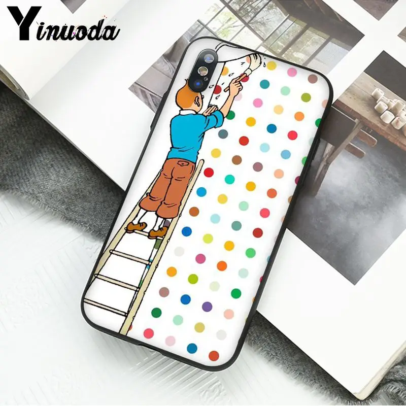 Yinuoda Приключения Тинтина Coque чехол для телефона для iPhone 11 11Pro X XS MAX XR 8 7 6 6S Plus 5 5S SE