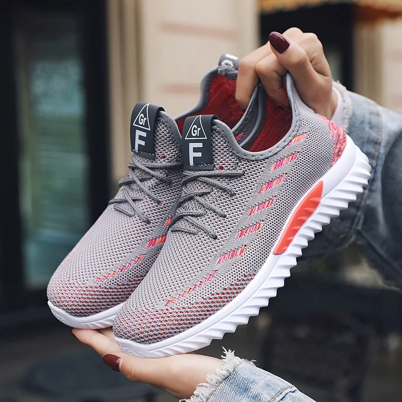 

Women Espadrilles Running Shoes Breathable Wear-resistant Comfort Mesh Air Cushion Solid Casual Shoes Pump Espadrilles Gift