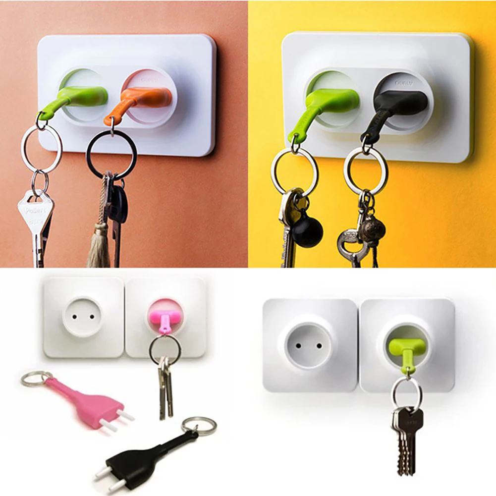 Пластиковый настенный тип вставной держатель для ключей отсоединенный