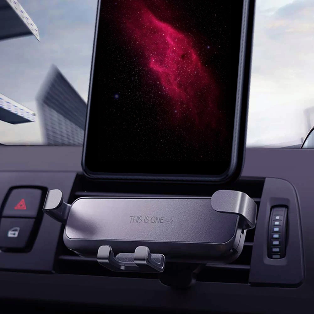 

Gravity Car Phone Holder Air Vent Phone Stand 360 Degree Rotation GPS Navigation Dashboard 4-6.5 Inch Mobile Car Holder