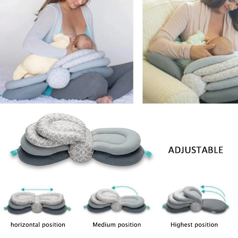 Breastfeeding Baby Pillows Multifunction Nursing Pillow Layer Washable Adjustable Model Cushion Infant Feeding Pillow Baby Care