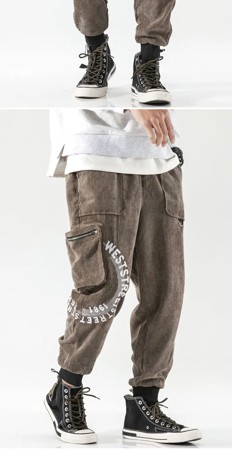 VODOF мужские повседневные удобные шаровары свободные Homme Jogger брюки на шнурке мужские брюки плюс размер брюки в китайском стиле