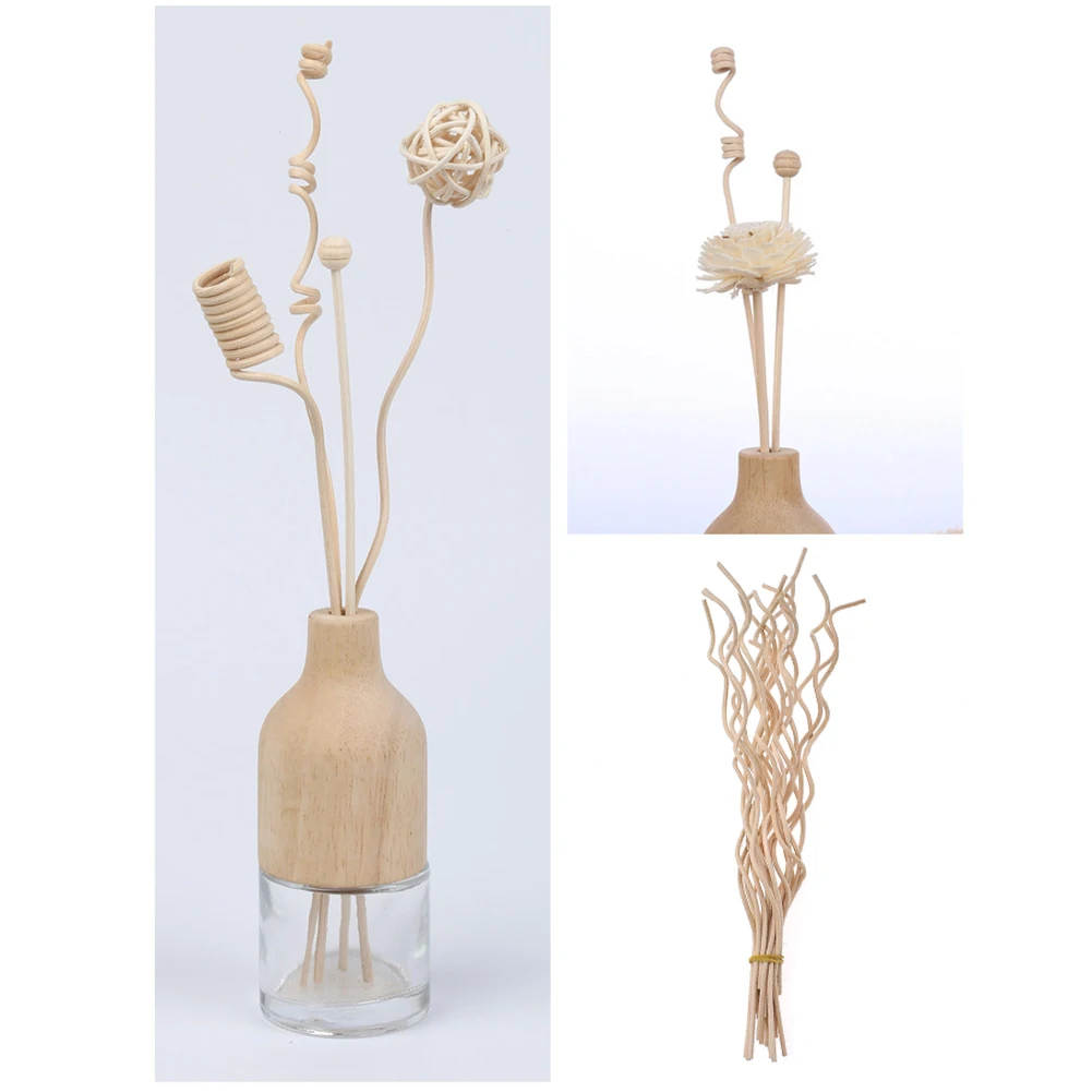 5pcs Daisy Flower Rattan Reeds Fragrance Diffuser Non-fire Replacement Refill Sticks Home Living Room Aromatic Incense