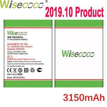 

WISECOCO 3150mAh BT-501 Battery For LEAGOO Alfa 5 Mobile Phone In Stock Latest Production High Quality Battery+Tracking Number