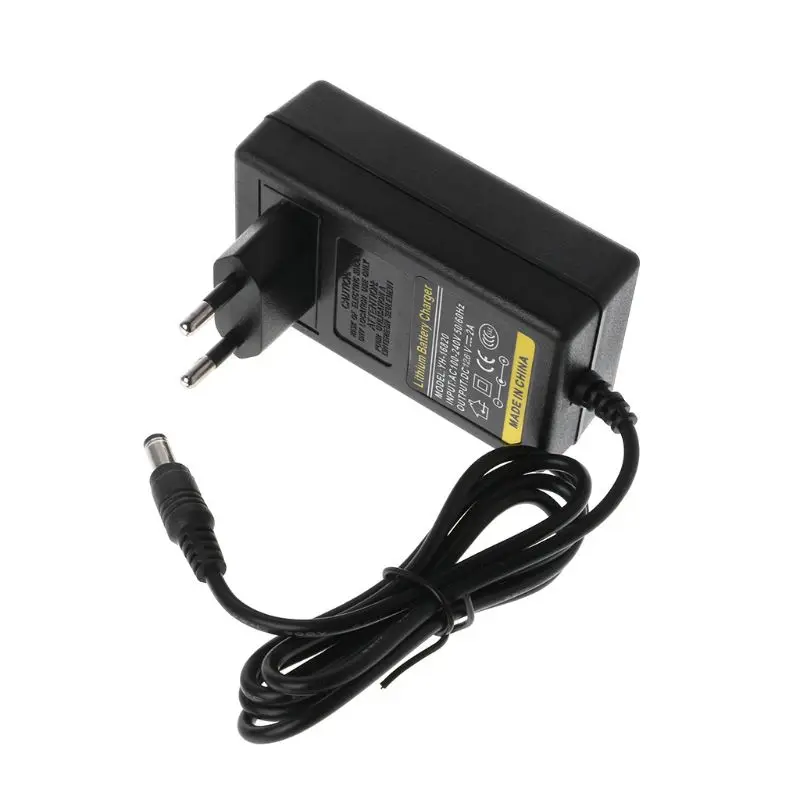 

Battery Charger 12.6V DC 2A Intelligent Lithium Li-on Power Adapter EU US Plug Transformer