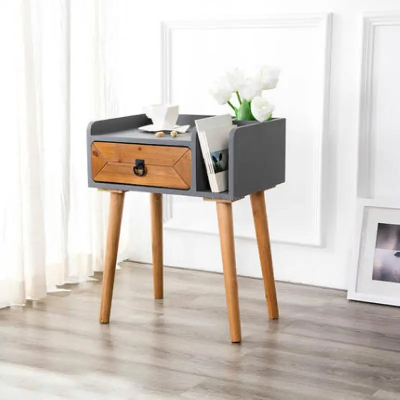 Шкаф для хранения с ручкой из искусственной сосны 13 кг устойчивый прикроватный