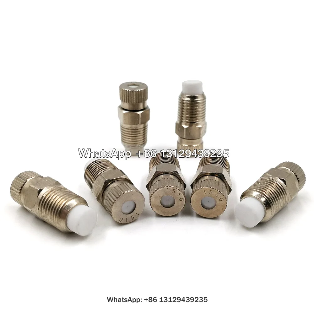 High-pressure 50 Micron Mist Nozzle Terrace Cooling Fog Nozzle 1/8&rdquo; High Pressure Misting Nozzle Anti-drip Atomization Nozzle
