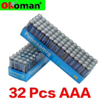 

32pcs Carbon dry pilas aaa 1.5V Battery, R03 R3C For Camera Calculator Alarm Clock Alarm Clock Remote Control UM4