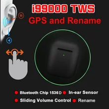 I99000 Tws Air 2 Смарт сенсор беспроводной Bluetooth наушники раздвижные регулировки громкости 8D Super Bass PK i50000 i9000 i90000 Pro MAX TWS