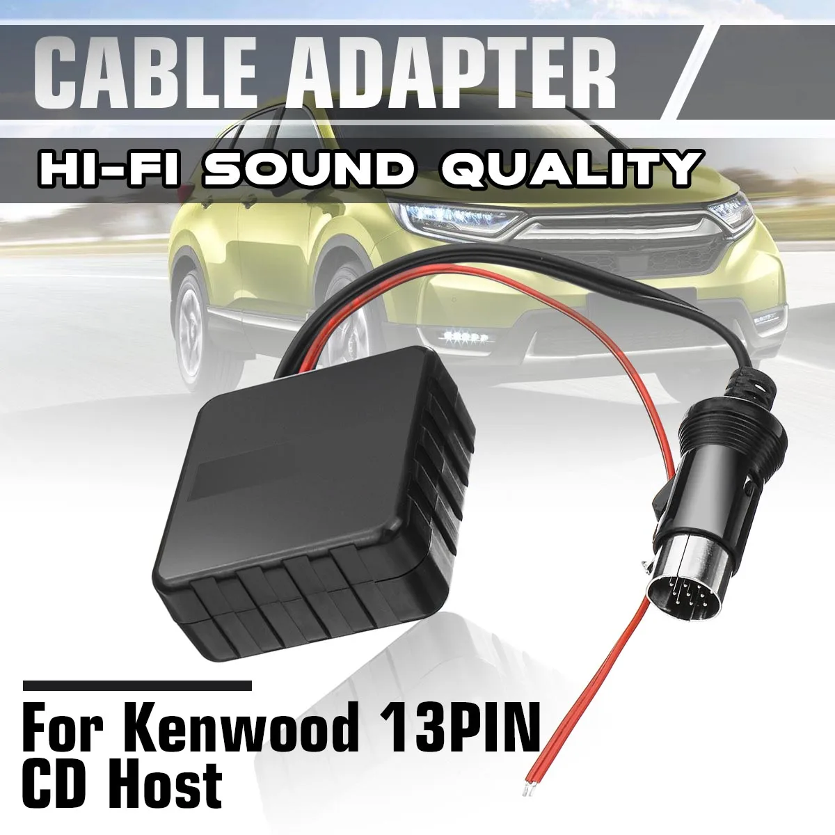 Автомобильный bluetooth модуль Aux кабель-приемник беспроводной адаптер для Kenwood 13PIN CD Хост машина HIFI радио медиа, музыка