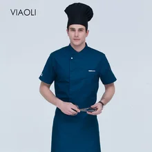Best Offers New Arrival Food Service Men Clothes Hot Chef Jackets Uniform Short-sleeved Hotel Restaurant Chef Clothing Kitchen Uniform Best Offers New Arrival Food Service Men Clothes Hot Chef Jackets Uniform Short-sleeved Hotel Restaurant Chef Clothing Kitchen Uniform