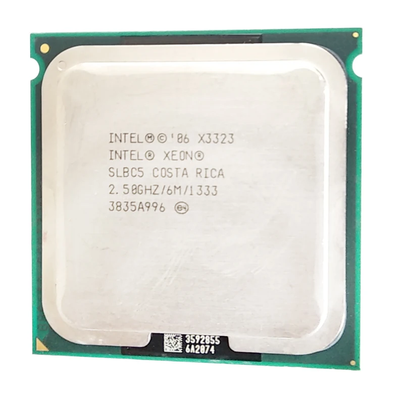 Процессор Intel Xeon X3323 x3323 2 5 ГГц 6 Мб близок к LGA775 Core Quad Q9400 процессор работает с