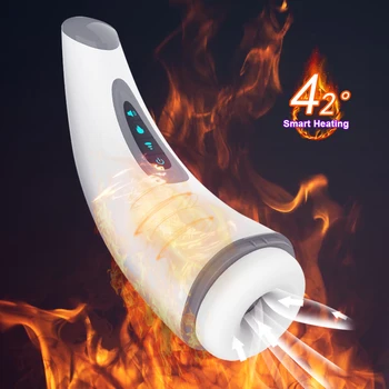 Male Automatic Heating Masturbation Cup Blowjob Sucking 7 Vibrating Vagina Anal Masturbator Pussy Sex Toys For Men For Adults 18 1