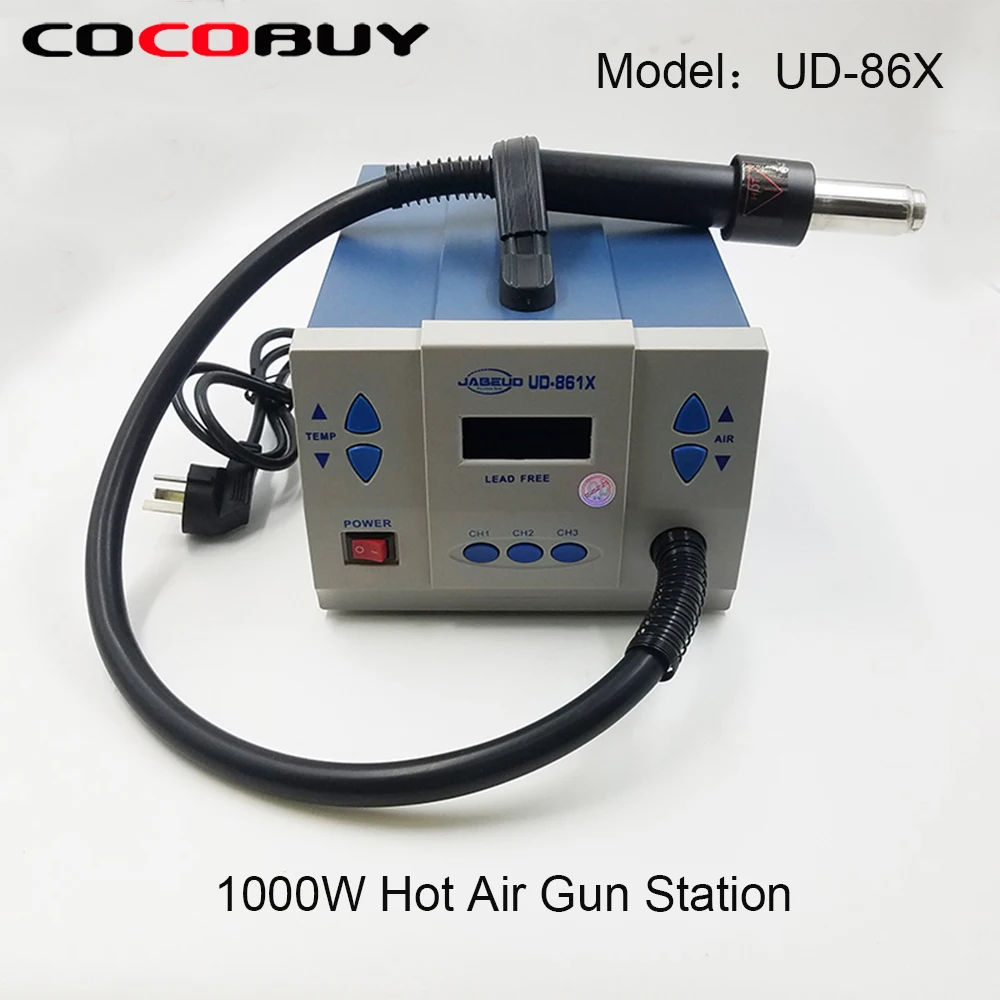 Паяльная станция Max 500 1000W с термофеном 861X BGA паяльная для SMD Сварка SMT Наборы