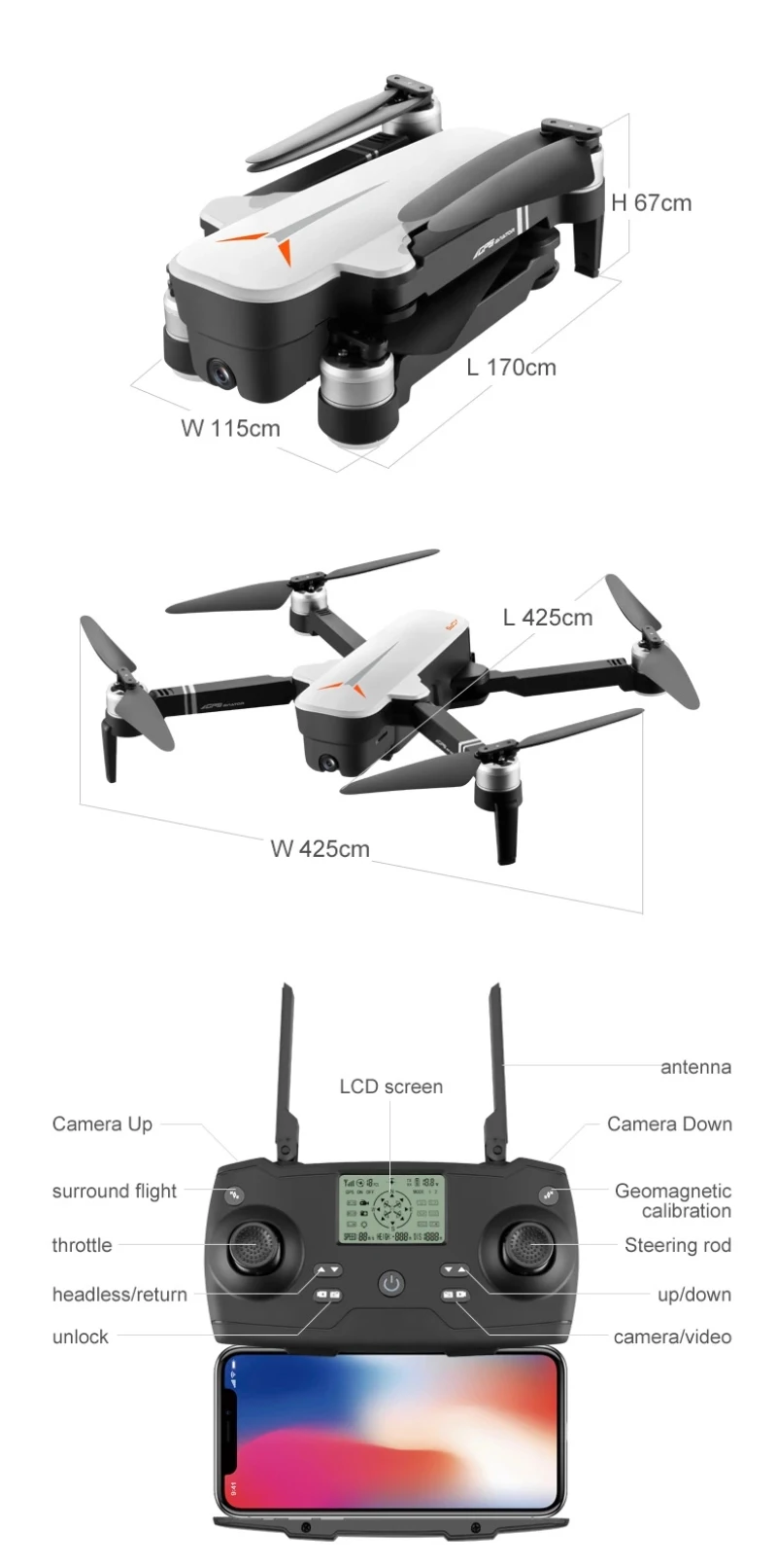 Профессиональный складной бесщеточный gps WI-FI FPV дрона с дистанционным управлением с 5G 4K Экшн-камера 23 минут время жизни gps Авто кокон Me RC Quadcopter X6