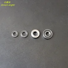 Подшипники из нержавеющей стали с пылезащитной крышкой рыболовные аксессуары для катушек 4*7*2,5 5*8*2,5 5*10*4 5*11*4