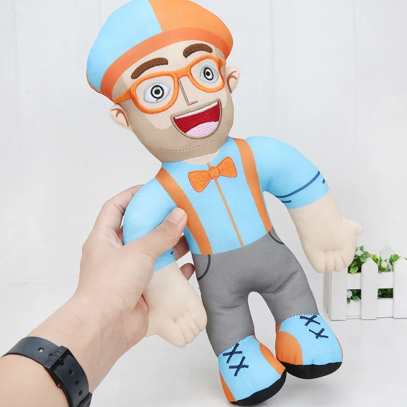 32 см аниме Blippi плюшевая мягкая набивная кукла Blippi игрушка для детей подарок на день рождения