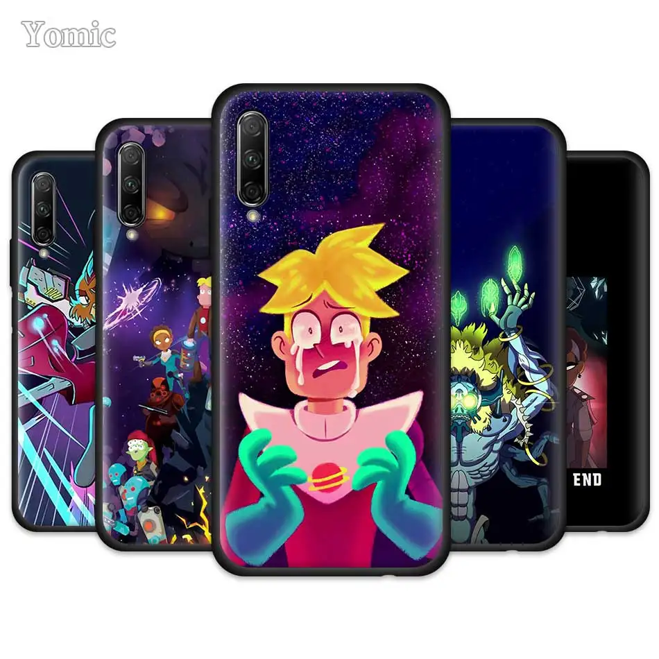 

Anime Final Space Black Fitted Case for Huawei Honor 9X 10 20 Pro Lite 20S 20i V20 8X 8C 8A 8S Silicone Phone Cover Coque