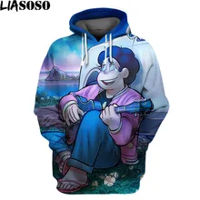 Kawaii do vintage impressão 3d das crianças dos homens anime streetwear steven universo moletom harajuku hoodies diário menino menina jaquetas