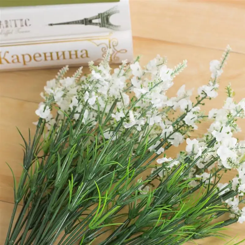 Искусственная Лаванда, Реалистичная, сделай сам, искусственная Цветочная подделка, цветок, домашний декор, цветочные украшения, аксессуары, искусственные цветы