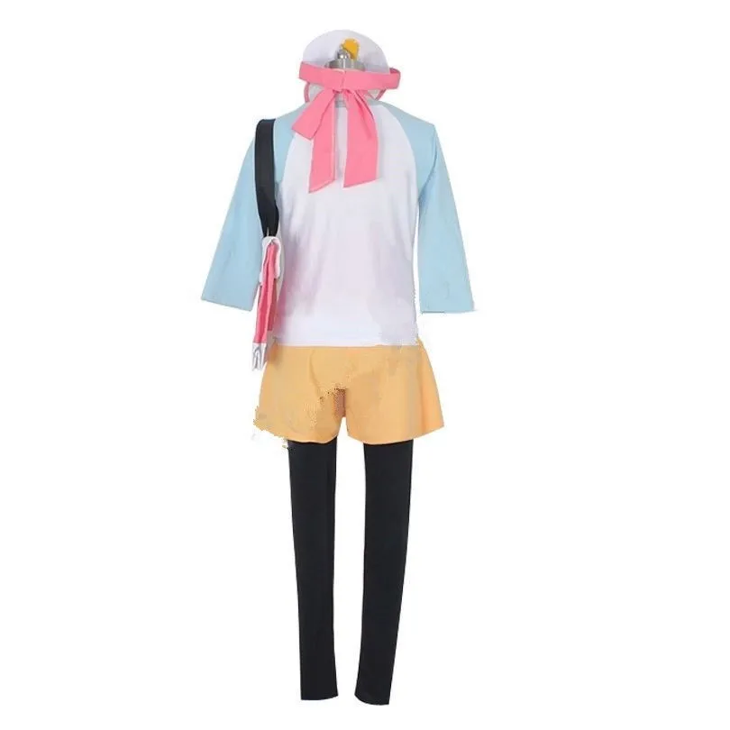 Аниме Покемон черный 2 и белый 2 японский Cos Покемон Pocket Monster Rosa одежда женщина Косплэй Хэллоуин Rosa Костюмы для косплея