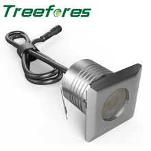 3 Вт потолочный светильник для ванной комнаты сада стены мини светодиодный прожектор DC 12 В 24 в CREE IP67 наружного квадратного освещения