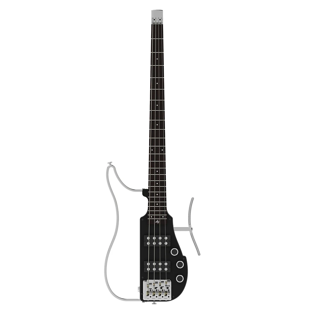 

ALP RG-101AX Professional Foldable Headless Travel Electric Bass Guitar Aluminum Alloy Body Maple Neck Rosewood Fingerboard
