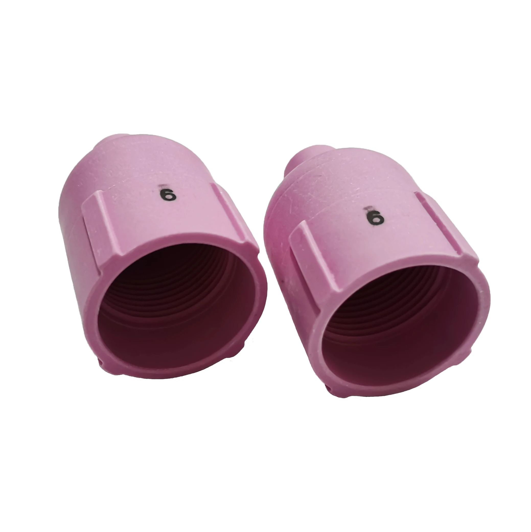 2PCS Tig Ceramic Cup 57N 74 8# 57N75 6# Alumina Nozzle Jumbo For