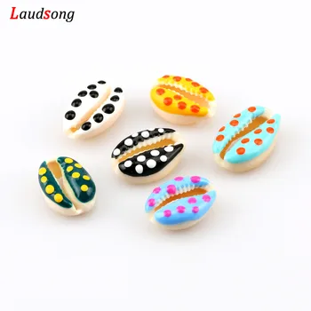 

10Pcs 10-20mm Mixed Dot Natural Sea Shells Beads Cowrie Conch Beads For Tribal Jewelry Making DIY Necklace Bracelet Accessories