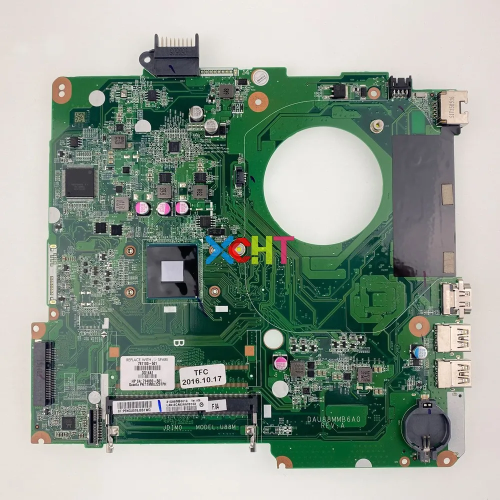 781100-501 781100-001 UMA w N3530 процессор для hp 15-F024WM 15-F ноутбук PC Motherbaord материнская плата Рабочая