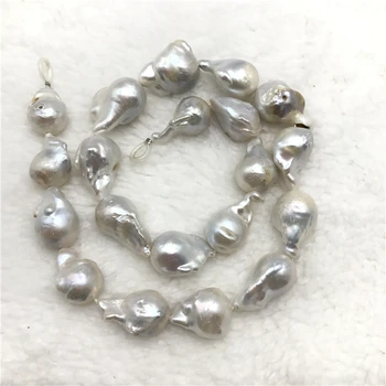 

1 Strand 15 Inch Freshwater Pearls Loose Beads Big Cultured Natural Baroque Pearls Beads for Jewelry Making and Jewelry Diy