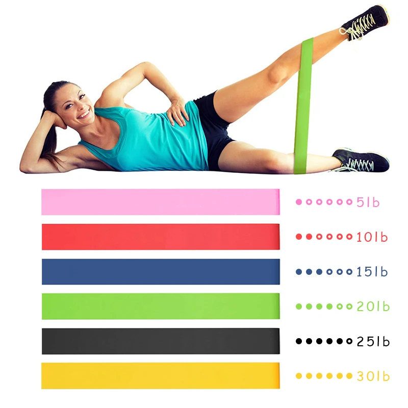 zaad Onnodig suiker Resistance Band Fitness Loop Yoga Pilates Exercise Physiotherapy Gym  Training Athletic Rubber Workout Elastic Crossfit Equipment|Resistance Bands|  - AliExpress