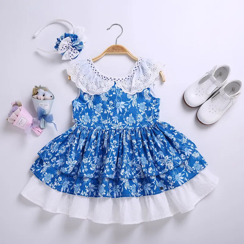 Cutestyles новейший необычный От 2 до 12 лет цветок Печатный без Рукавов день рождения
