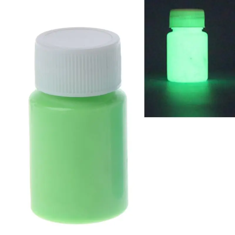 Luminous Powder Pigment Luminous Powder Paint Glow in The Dark Liquid Luminous Pigment Non-Toxic for Paint Nails Resin Makeup glow Homemade Crafts