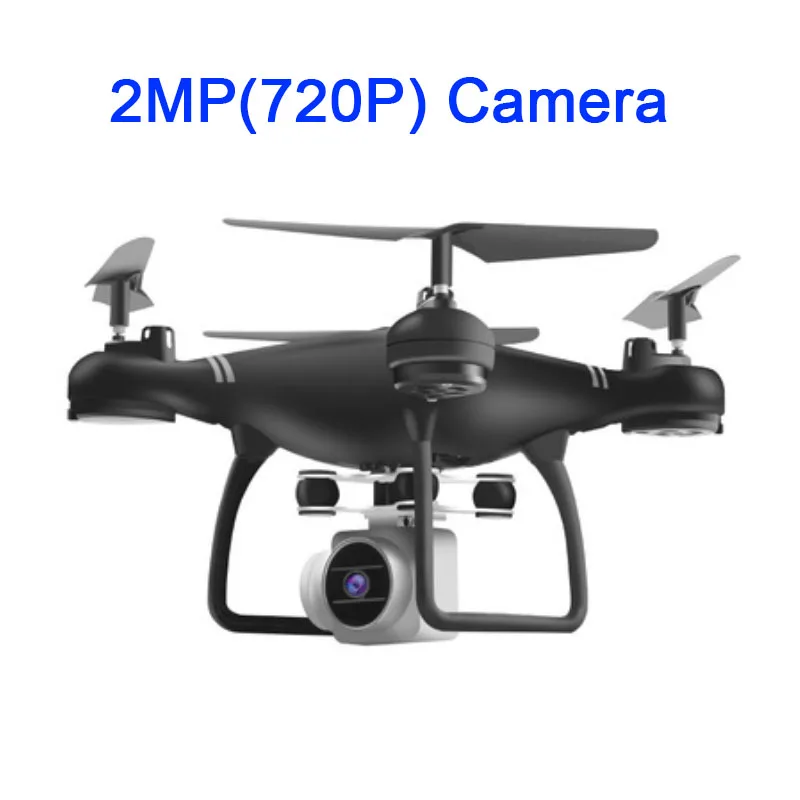HJ14W Камера WiFi Дроны с видом от первого лица HD Камера 1080P дрона с дистанционным управлением складной Квадрокоптер вертолет двойной дополнительные Батарея VS XY4 - Цвет: black 2MP